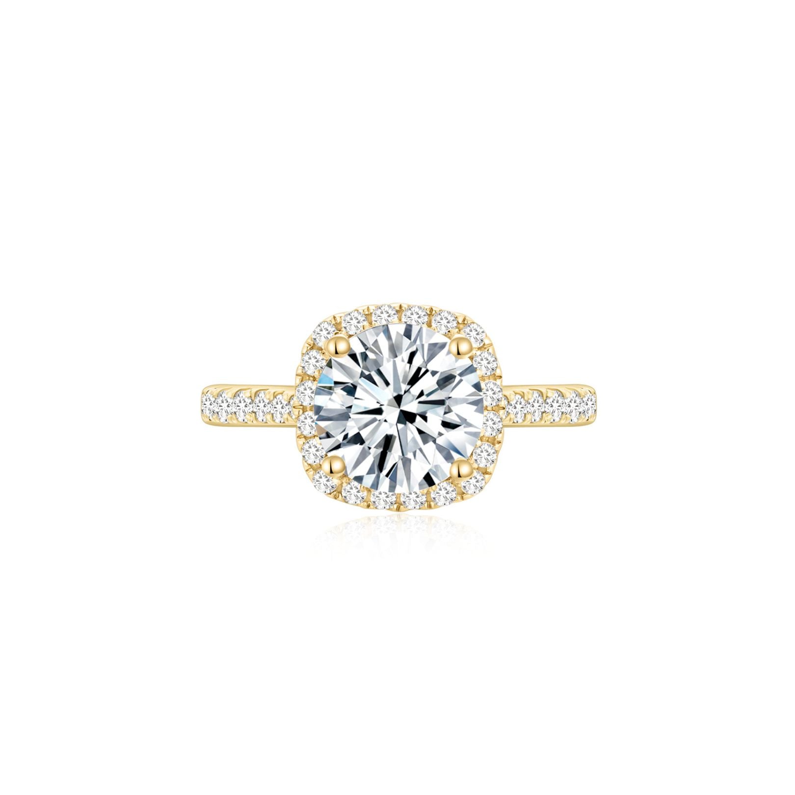 Jennifer in Solid 18k Yellow Gold Ring (Sample Preview)