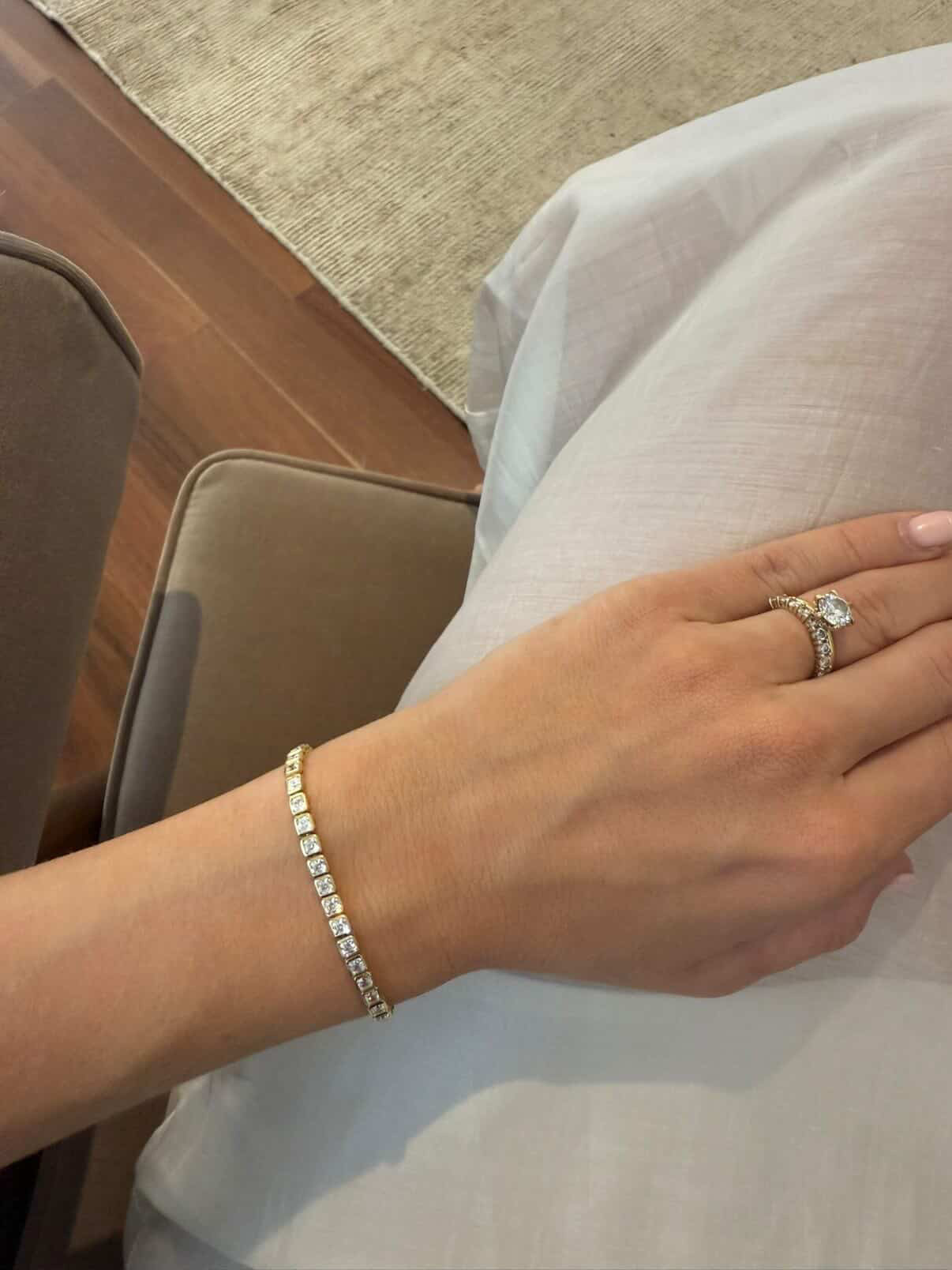 Chloe Bezel Tennis Bracelet - Jessica Gawn (Also loved by)