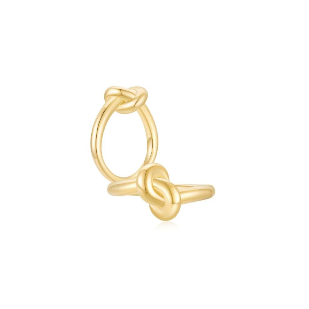 KNOT Alone Ring YG (Medium) (Both) - Eclat by Oui
