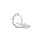 KNOT Alone® Double Pave Ring (Both) (White Gold) - Eclat by Oui