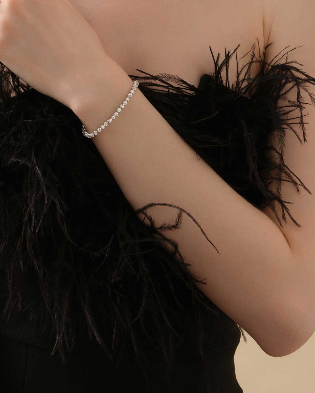 Kate Tennis Bracelet 0.1CT (Model) - Eclat by Oui