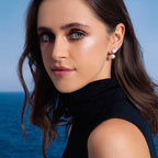 Kathy Pearl Ear Climbers (Model) - Eclat by Oui