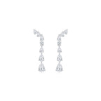 Kayla Pear Drop Earrings WG - Éclat by Oui