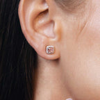 Kelig in Pink Ear Studs (Model) - Eclat by Oui