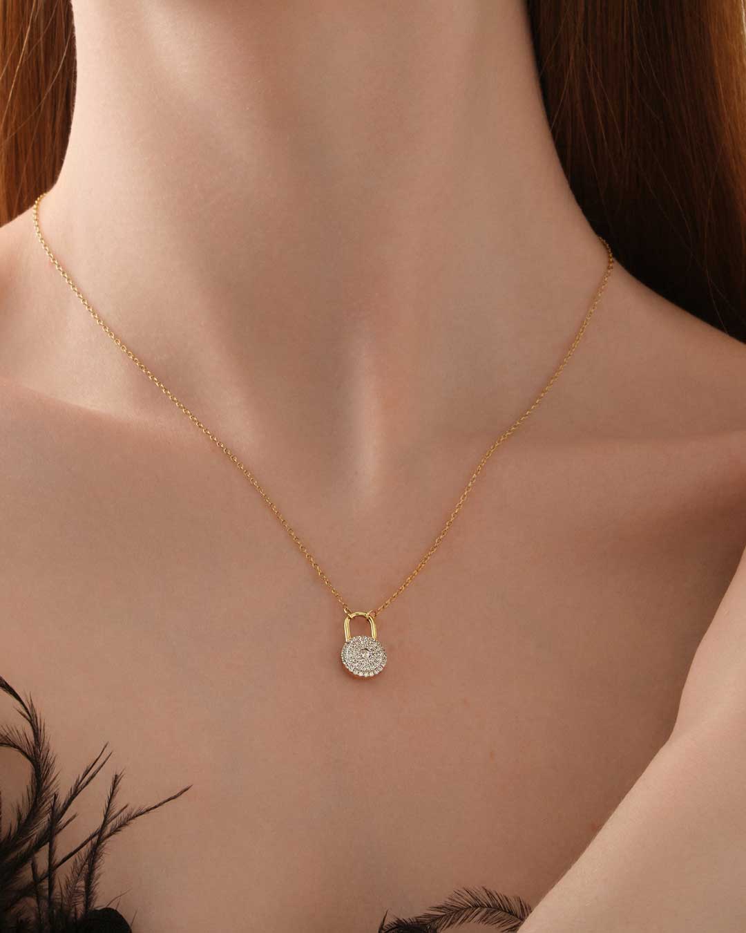 Locks of Love® Pave Necklace (Model) - Eclat by Oui