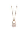 Locks of Love Pave Necklace RG - Eclat by Oui