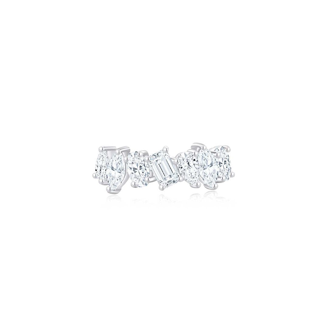 Lora Half Eternity Ring WG - Eclat by Oui