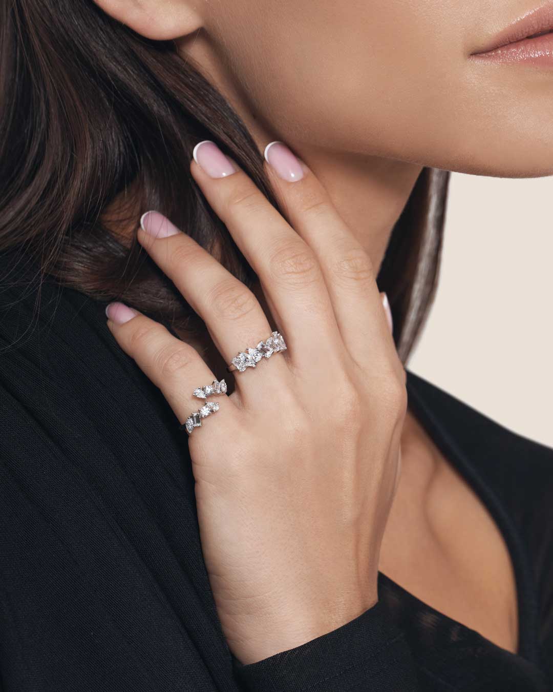 Lora Wrap Ring WG (Model) - Éclat by Oui