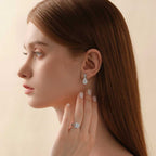 Luminate Drop Earrings 4CT (Model) - Eclat by Oui