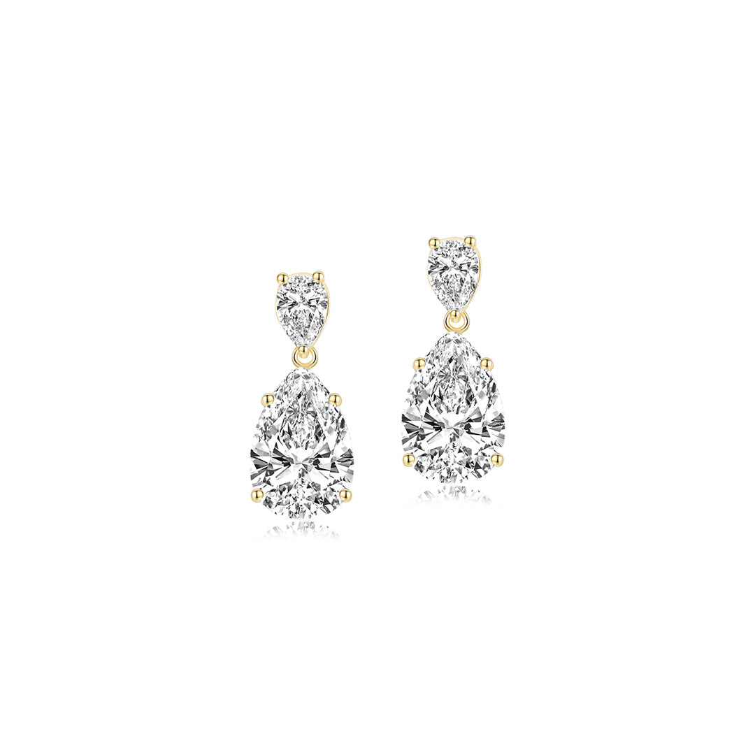 Luminate Drop Earrings YG - Éclat by Oui