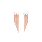 MFW Pearl Trios Tassels Earrings (RG) - Eclat by Oui