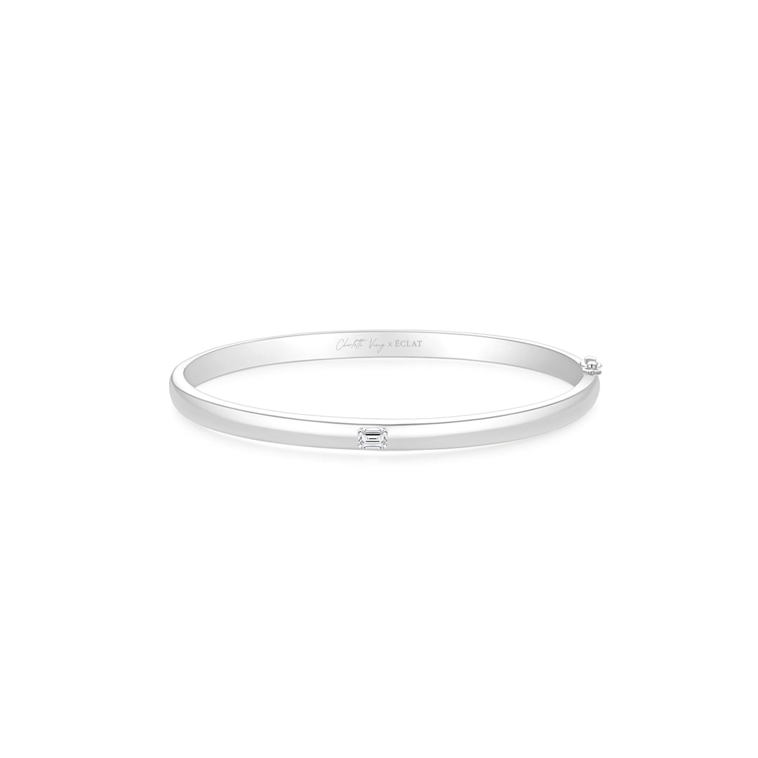 Mila Emerald Bangle WG - Éclat by Oui