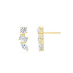 Mira Bar Ear Studs YG - Eclat by Oui