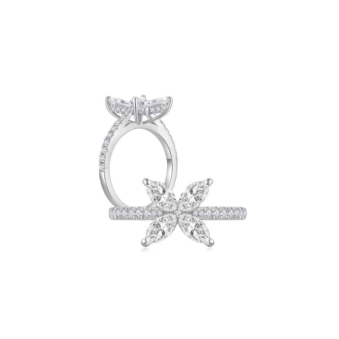 Cluster Marquise Ring (both)- Éclat by Oui