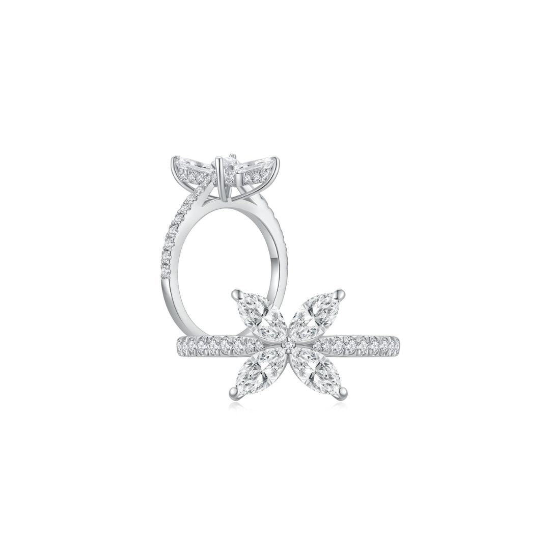 Cluster Marquise Ring (Sample Preview)