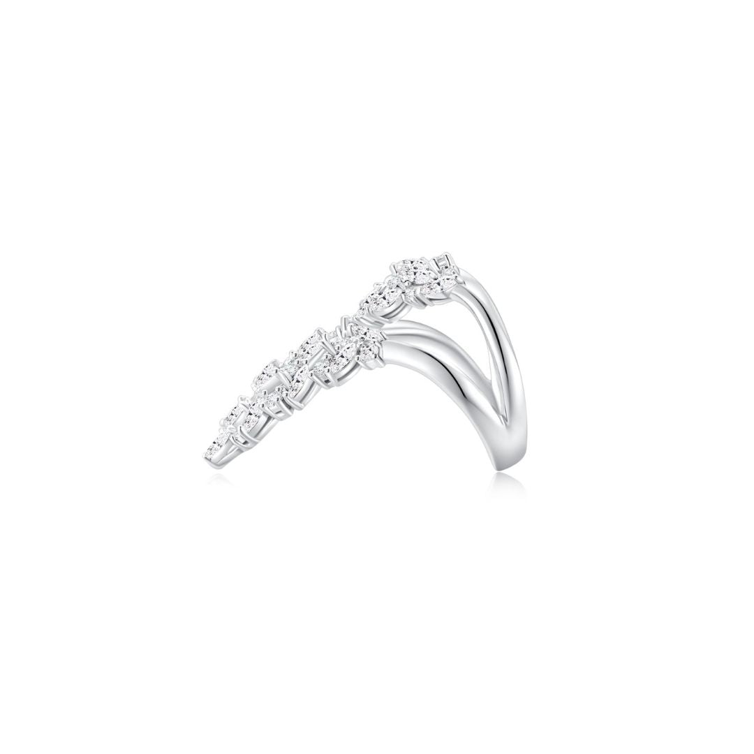 Olivia Cluster Wrap Ring (Side) - Eclat by Oui