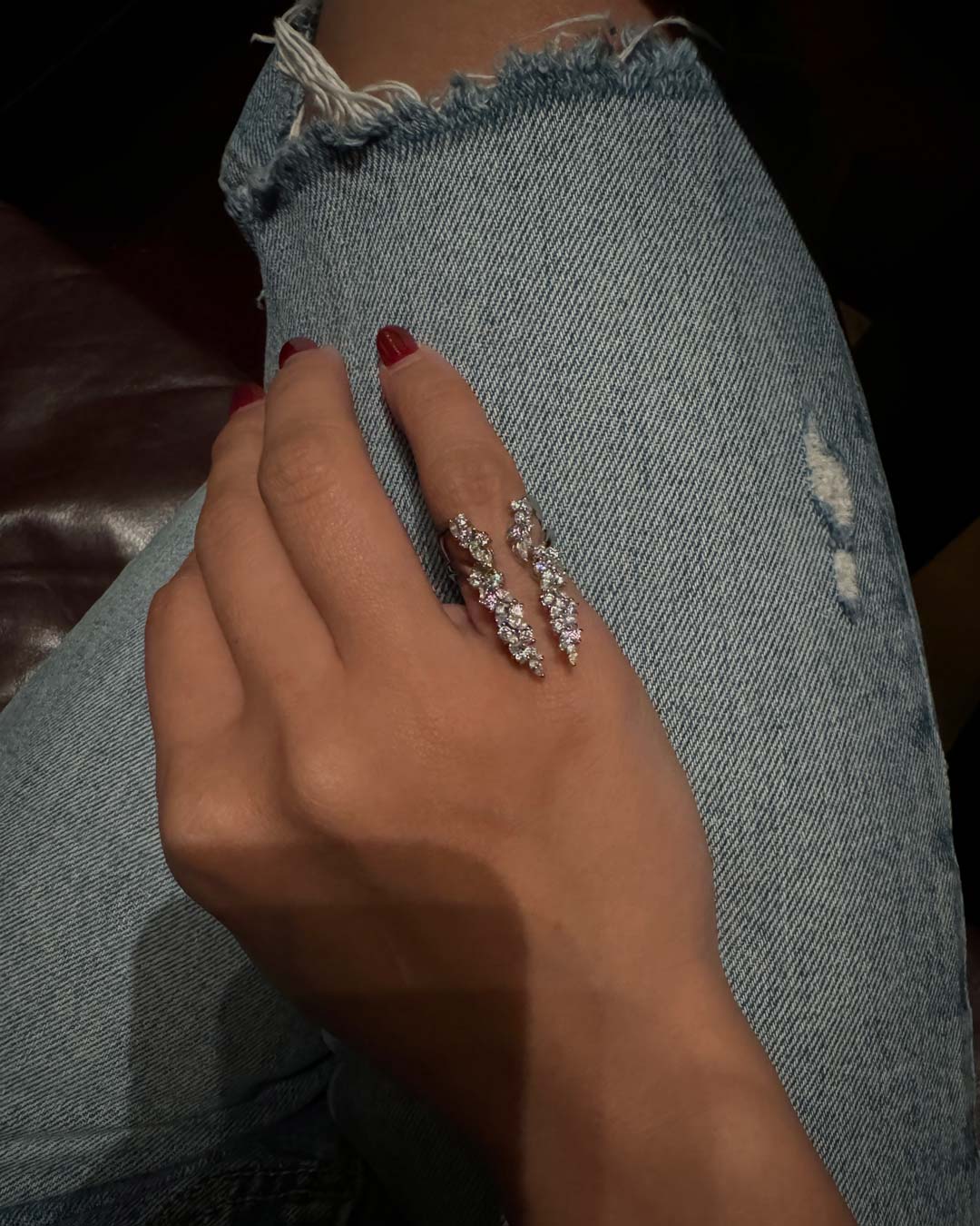 Olivia Cluster Wrap Ring (Try-on) - Éclat by Oui