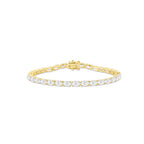 Oval Tennis Bracelet YG - Éclat by Oui