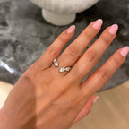 Pear Wrap Moissanite Ring (Model) - Éclat by Oui