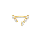 Pear Wrap Moissanite Ring