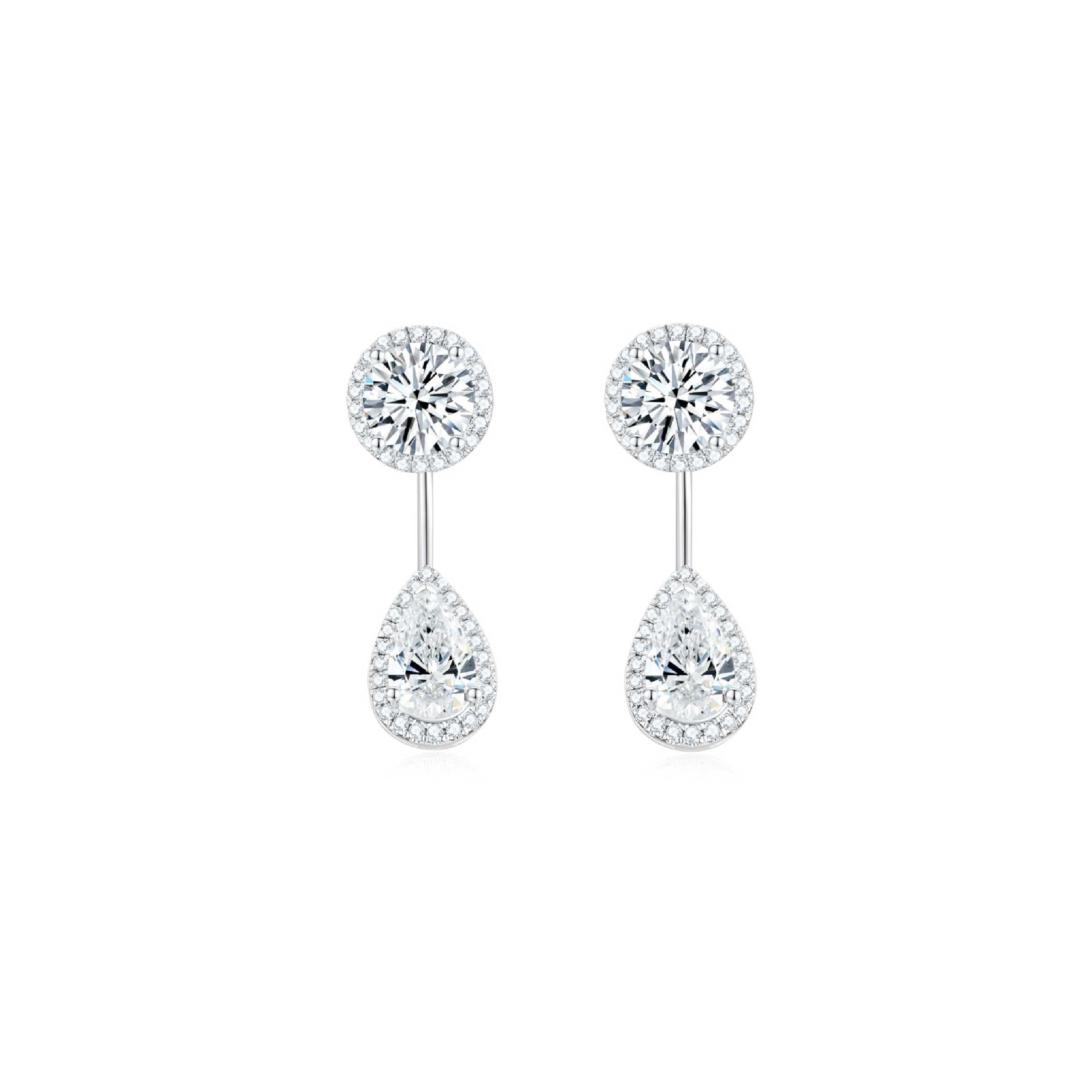 Peony Duo Ear Studs - Eclat by Oui