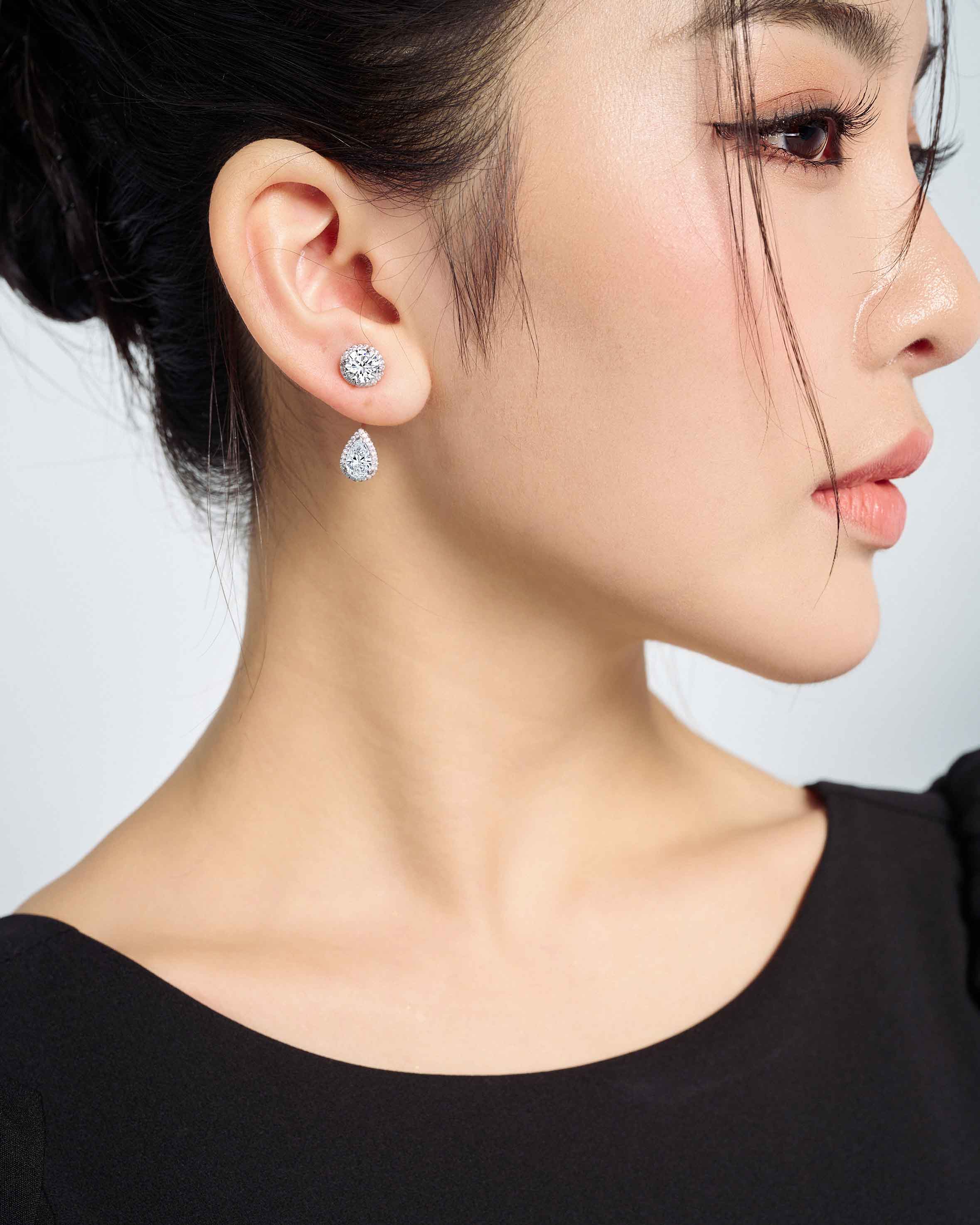 Peony Duo Ear Studs (Lifestyle) - Eclat by Oui