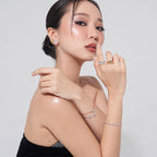 Smiley Face Pave Ear Studs (lifestyle) - Eclat by Oui