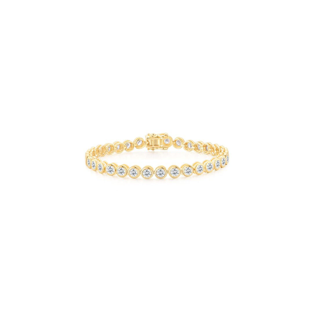 Bezel Tennis Bracelet