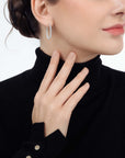 Sarah Hoop Earrings 27mm (Model) - Eclat by Oui