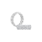 Scallop Mosaic Moissanite Ring (Both) WG - Éclat by Oui