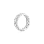 Scallop Mosaic Moissanite Ring (Side) WG - Éclat by Oui