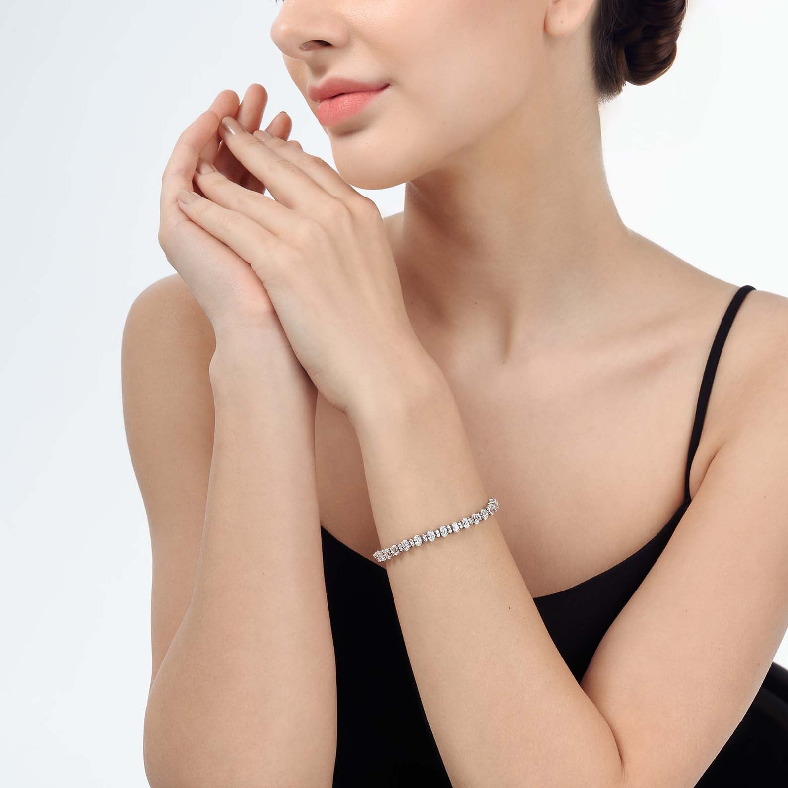 Sydney Tennis Bracelet (Model) - Eclat by Oui