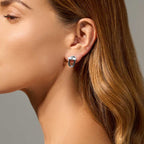 T-Bar Earrings WG (Model) - Eclat by Oui