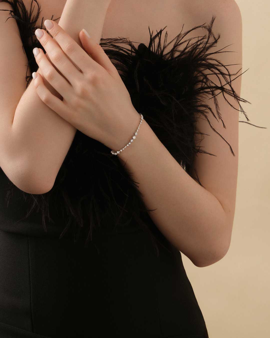 Tabitha Tennis Bracelet (Model) - Eclat by Oui