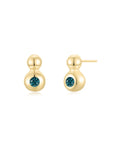 The Droplet Ear Studs YG (Dec) - Eclat by Oui