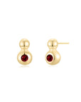 The Droplet Ear Studs YG (Jan) - Eclat by Oui