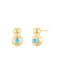 The Droplet Ear Studs YG (Mar) - Eclat by Oui