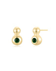 The Droplet Ear Studs YG (May) - Eclat by Oui