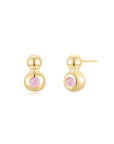 The Droplet Ear Studs YG (Oct) - Eclat by Oui
