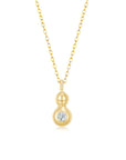 The Droplet Necklace YG (Apr) - Eclat by Oui