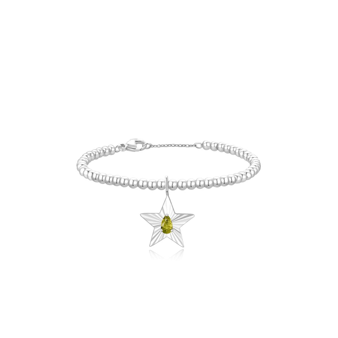 The Star Beaded Bracelet WG (Aug) - Eclat by Oui