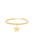 The Star Beaded Bracelet YG (Apr) - Eclat by Oui 