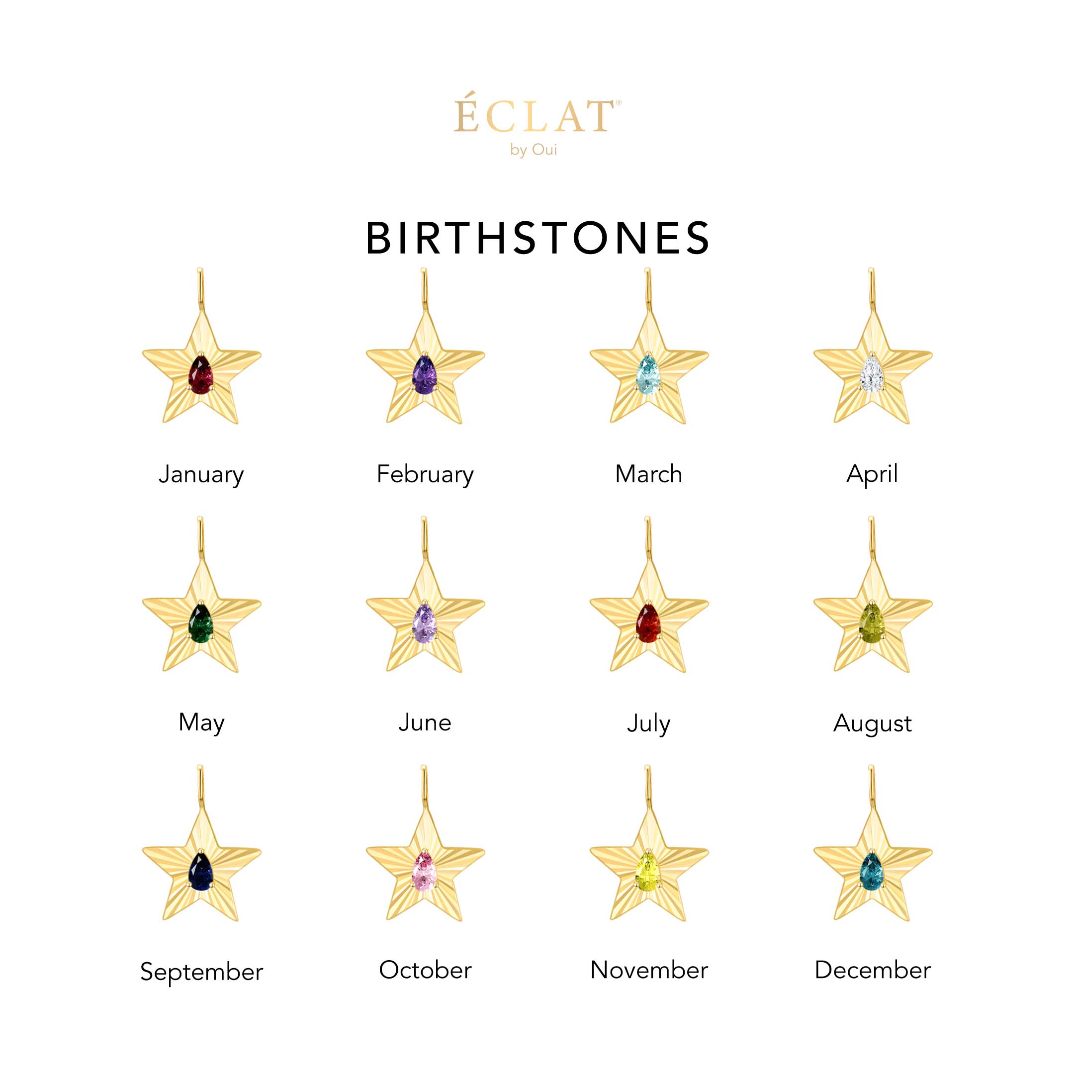 The Star Birthstones - Eclat by Oui