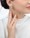 Tiffany Ear Studs 1CT (Model) - Eclat by Oui