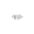 Toi et Moi Ring (Heart + Pear) (Front) - Eclat by Oui