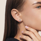 Trio Fancy Cut Ear Studs Mini (Model) - Eclat by Oui
