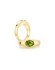 Twinlight Oval Signet Ring Both YG (Aug, Aug) - Eclat by Oui