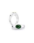 Twinlight Oval Signet Ring Both WG (May, May) - Eclat by Oui