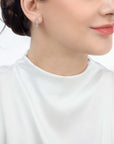 Vera Small Hooped Earrings (Model) - Eclat by Oui