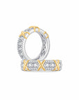 X-Factor Triple Cross Pave Band (Both) - Eclat by Oui